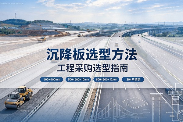 建昌沉降板选择方法