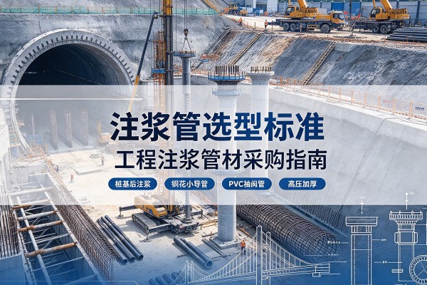 建昌注浆管选型标准