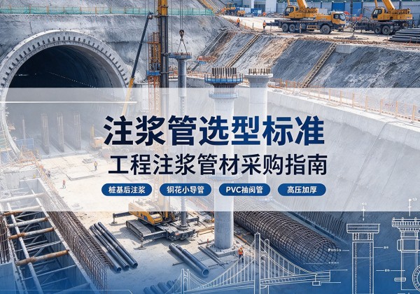 建昌注浆管选型标准
